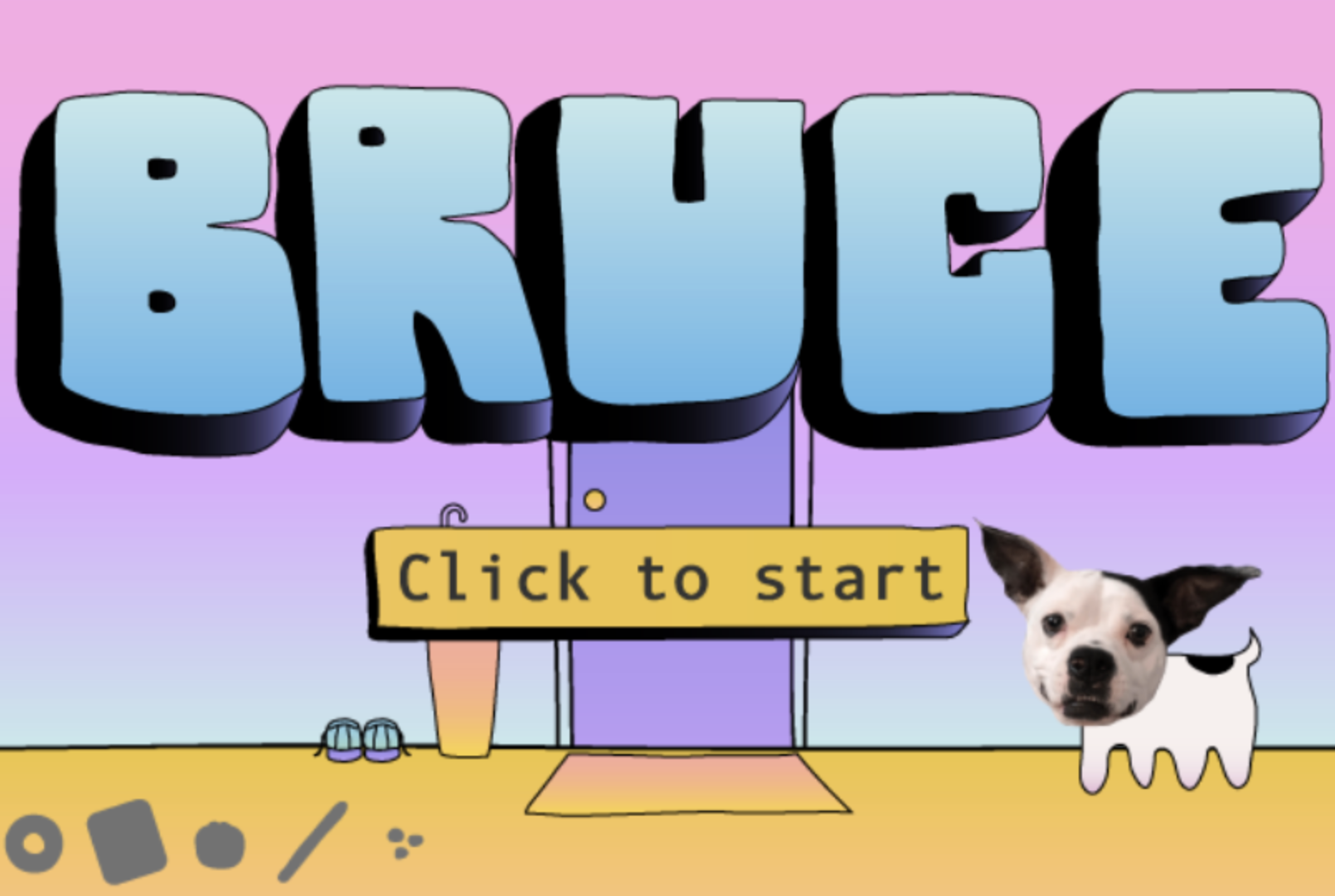 A screencap of the game BRUCE